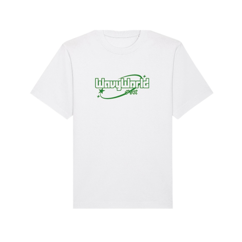 Green White Tee