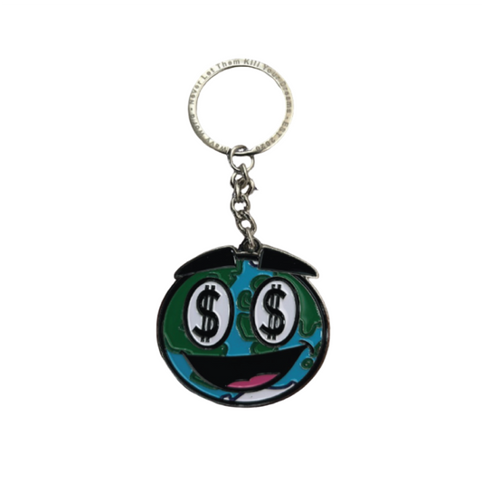 Wavy World Keychain