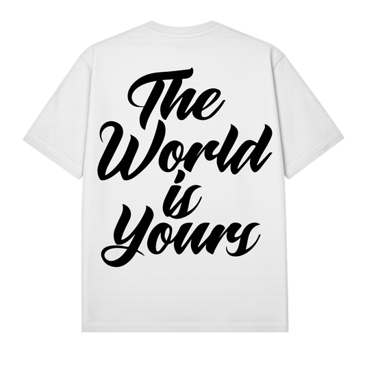 "The World Is Yours" Tee - white